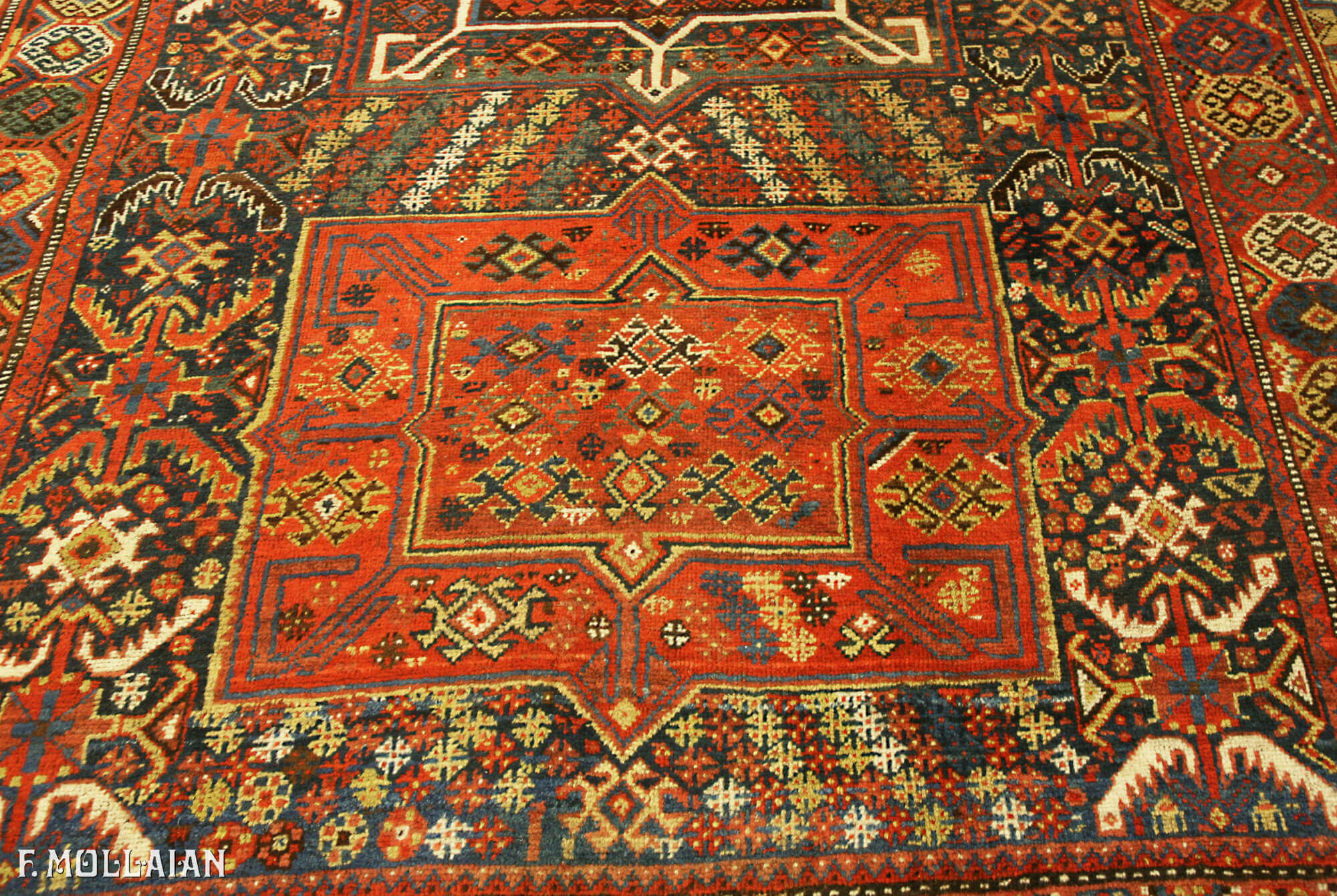 Antique Persian Khamse Carpet n°:70115487